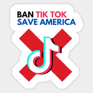 ban tiktok Sticker